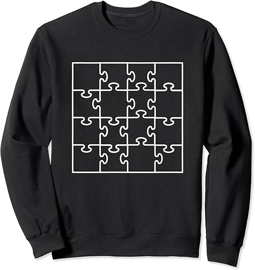Jigsaw puzzle Sweatshirt Amazon.co.uk Fashion